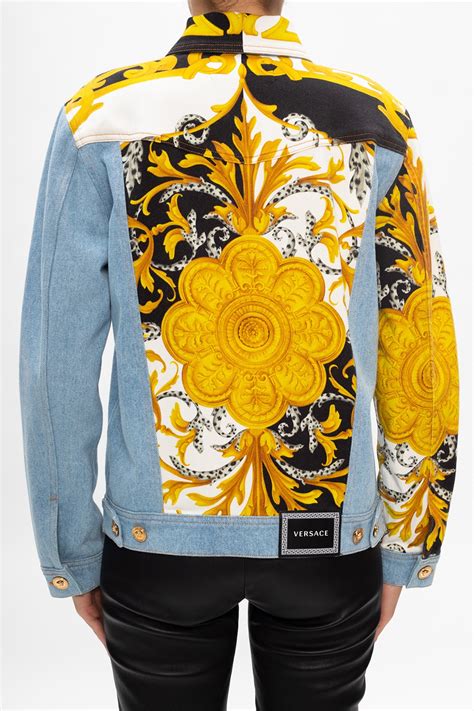 versace jackewt|versace denim jacket women's.